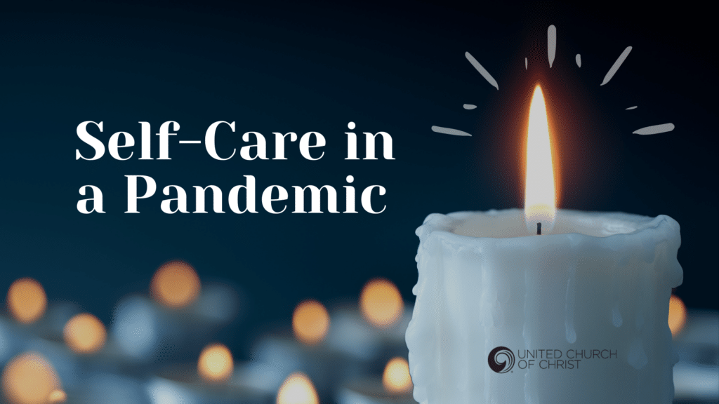 Self care in a pandemic: candle image