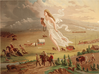 American Progress painting 1872