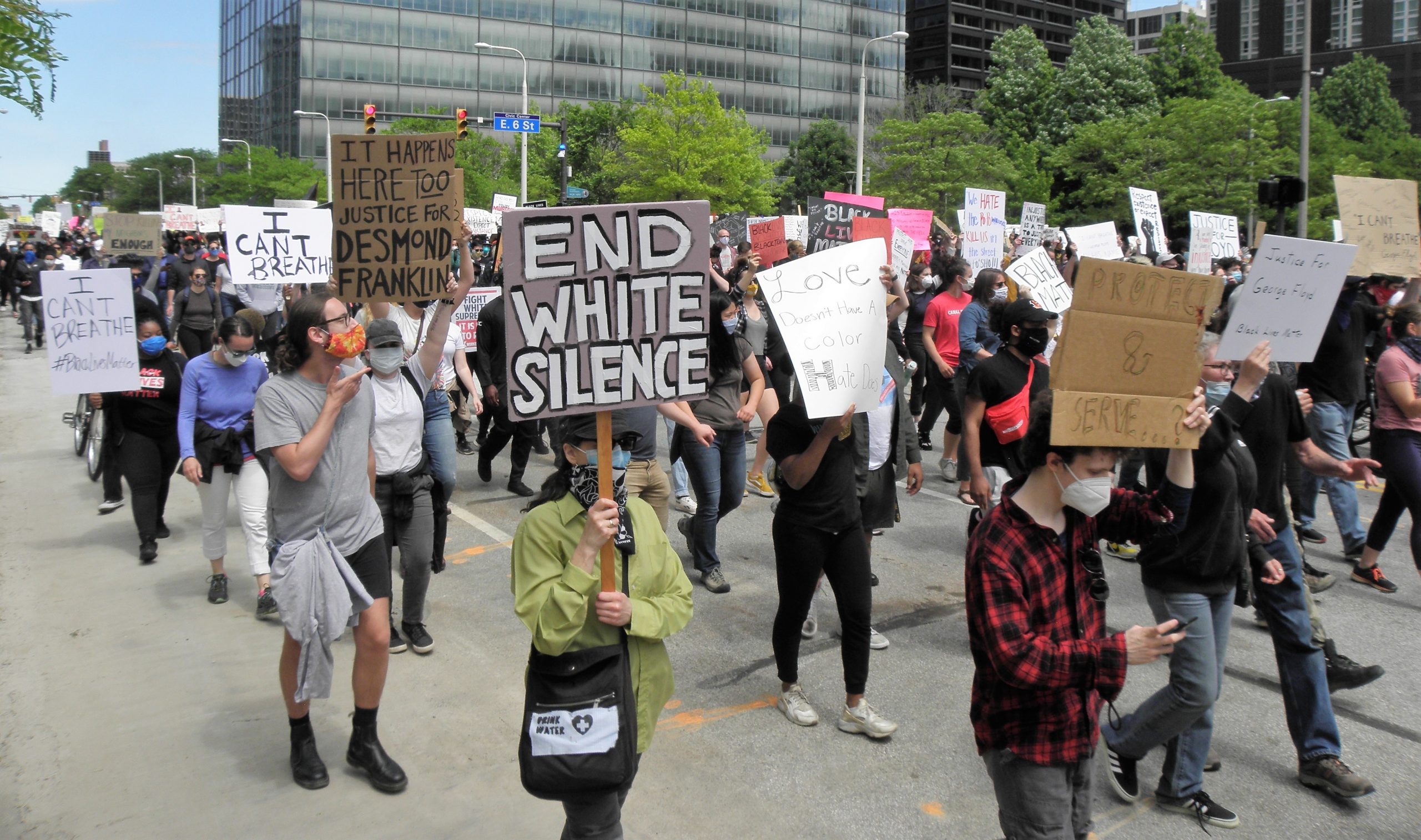 BLM CLE demo end white silence, 5/30/20