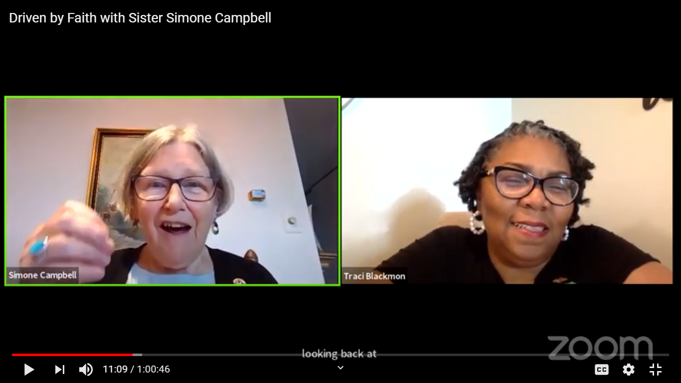 Simone Campbell & Traci Blackmon, 9/3/20