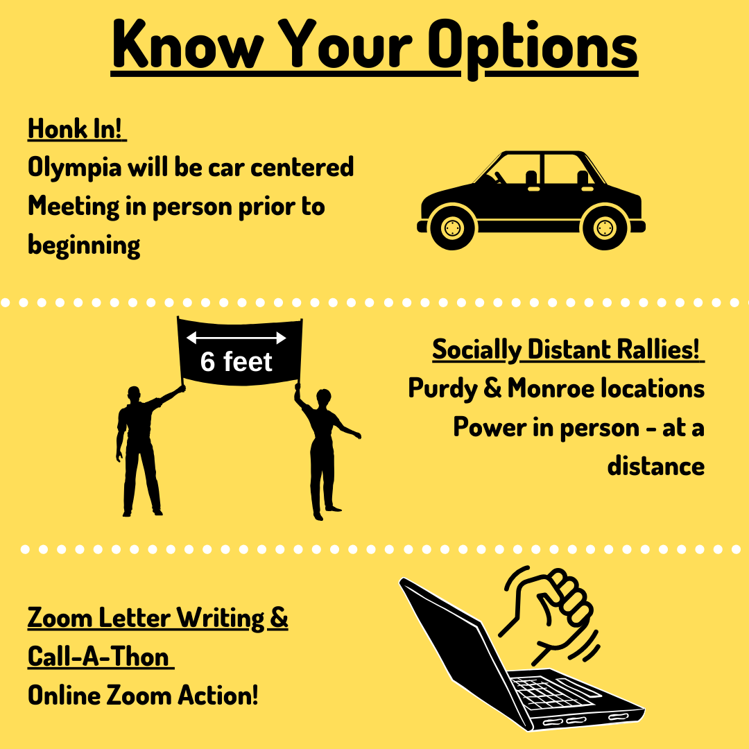 COVID-19 demonstration guidelines flier, 4/16/20