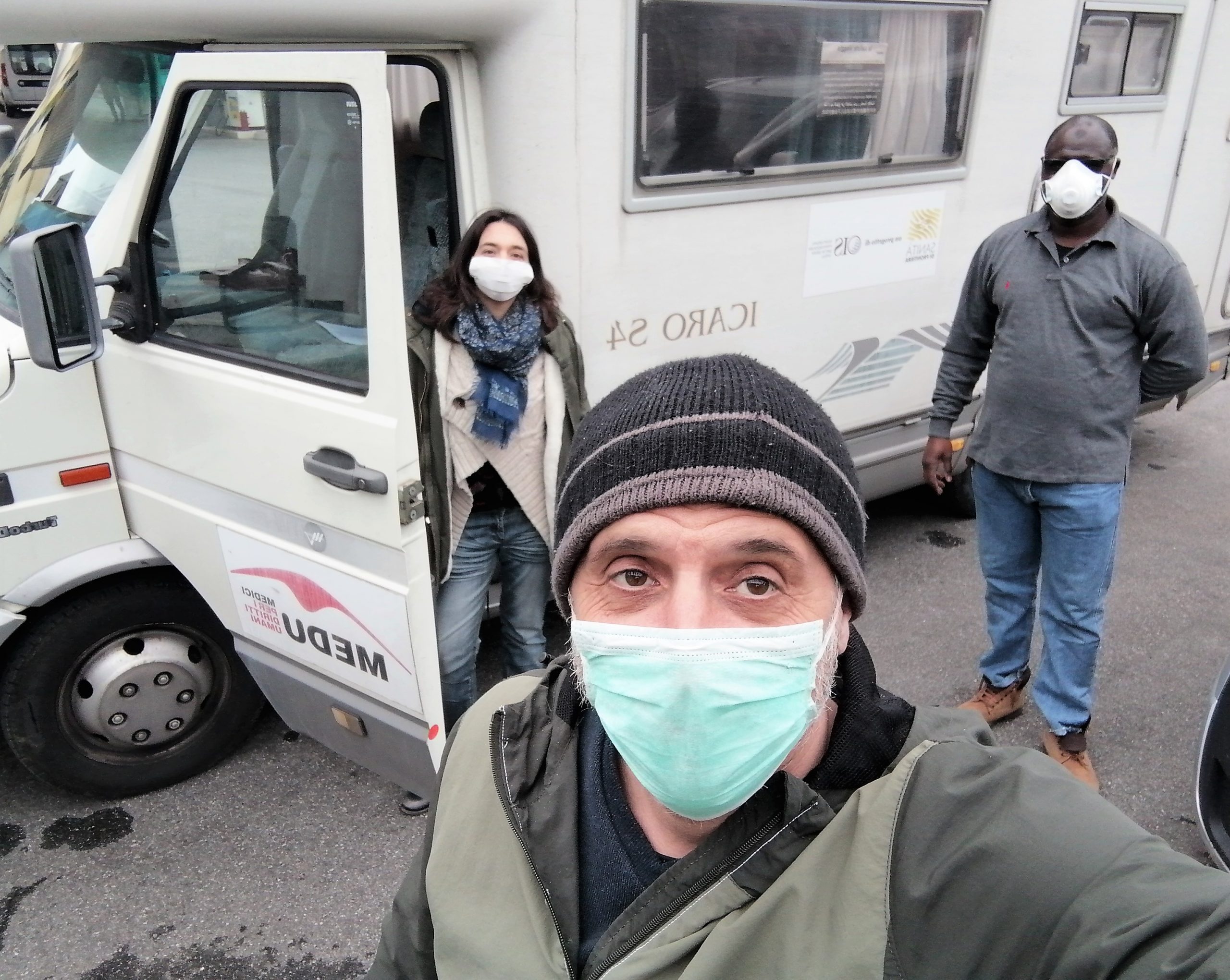 Italy refugee camp April 2020