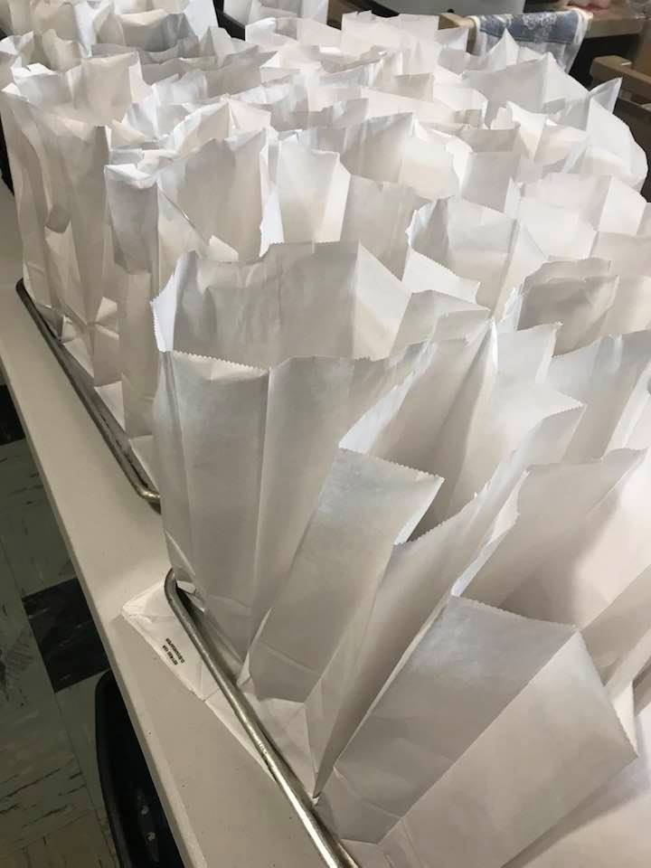 Bags for meals St. Marys 3/19/20