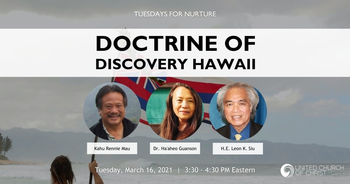 Doctrine of Discovery Zoom Banner