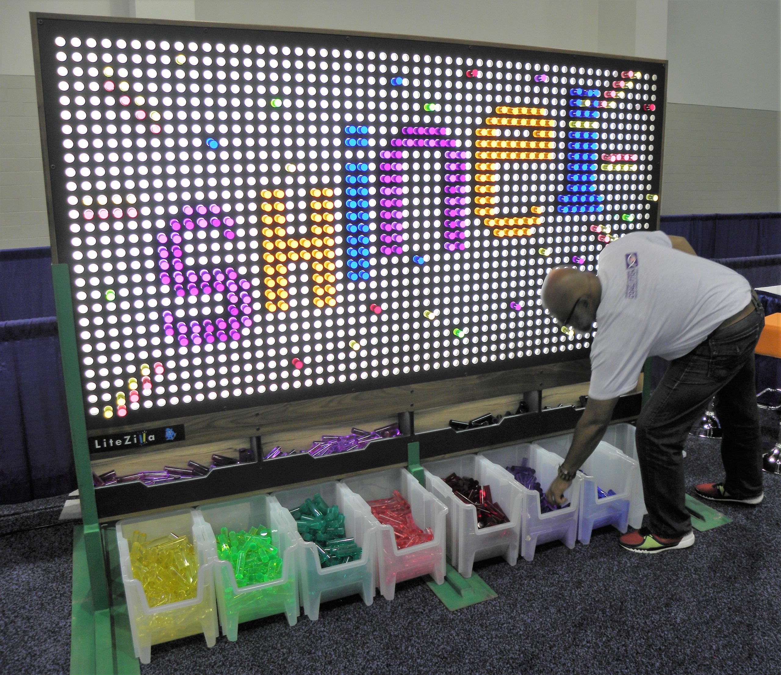 GS lite-brite justice exhibit