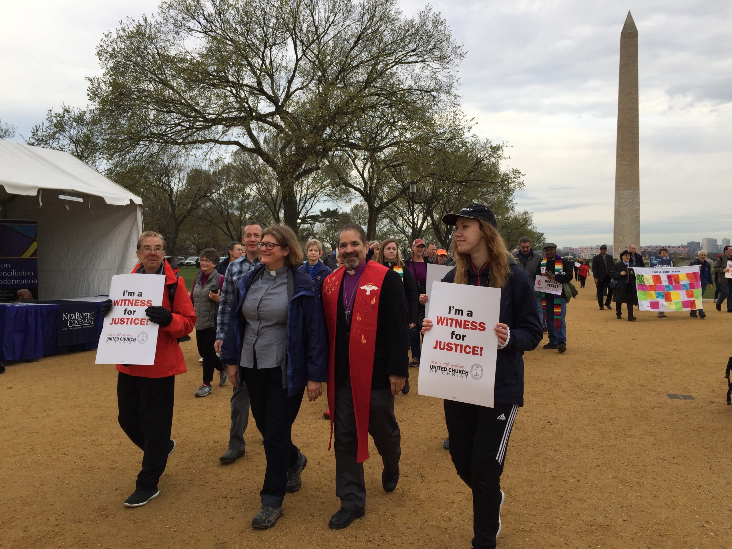 UCC Marchers at the Rally to End Racism