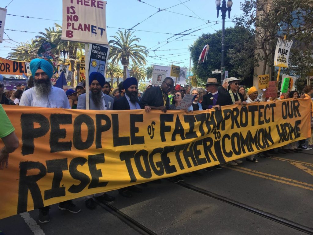 Interfaith climate march, SF, 2018