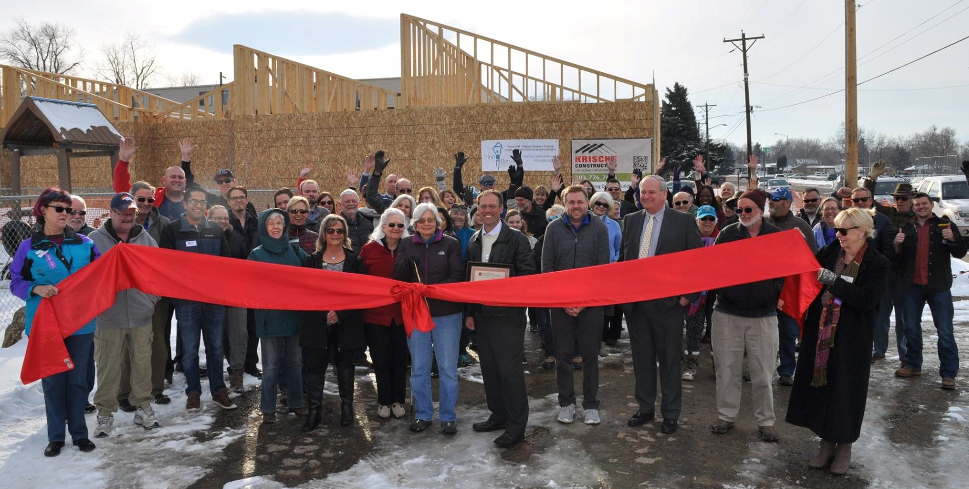 Longmont Micah Homes ribbon cutting 2019