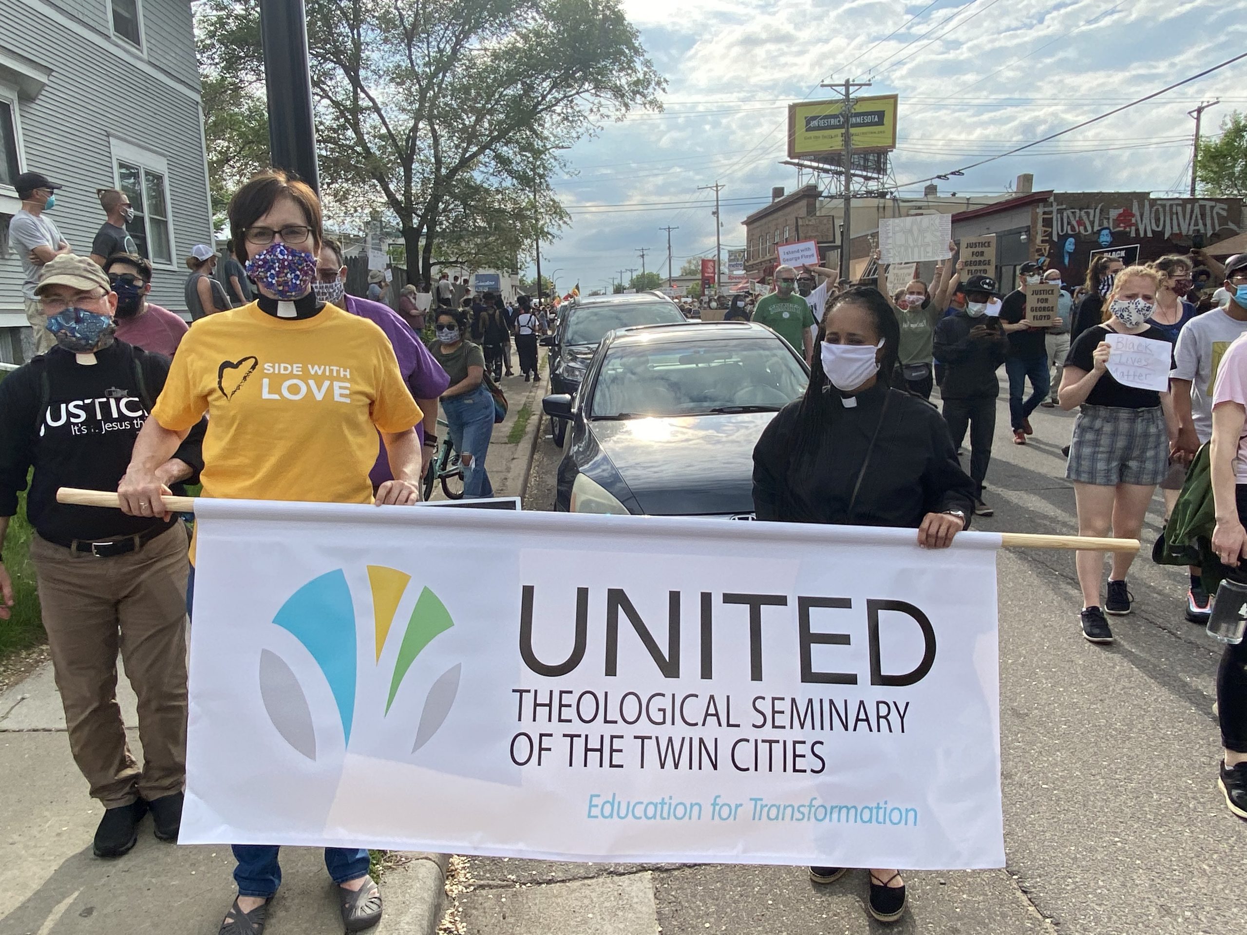 UTS marchers, Minneapolis, 5/27/20