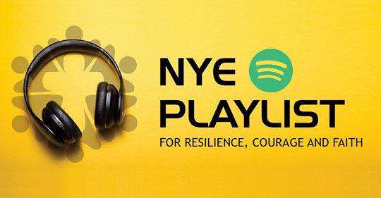 NYE playlist 2020 logo