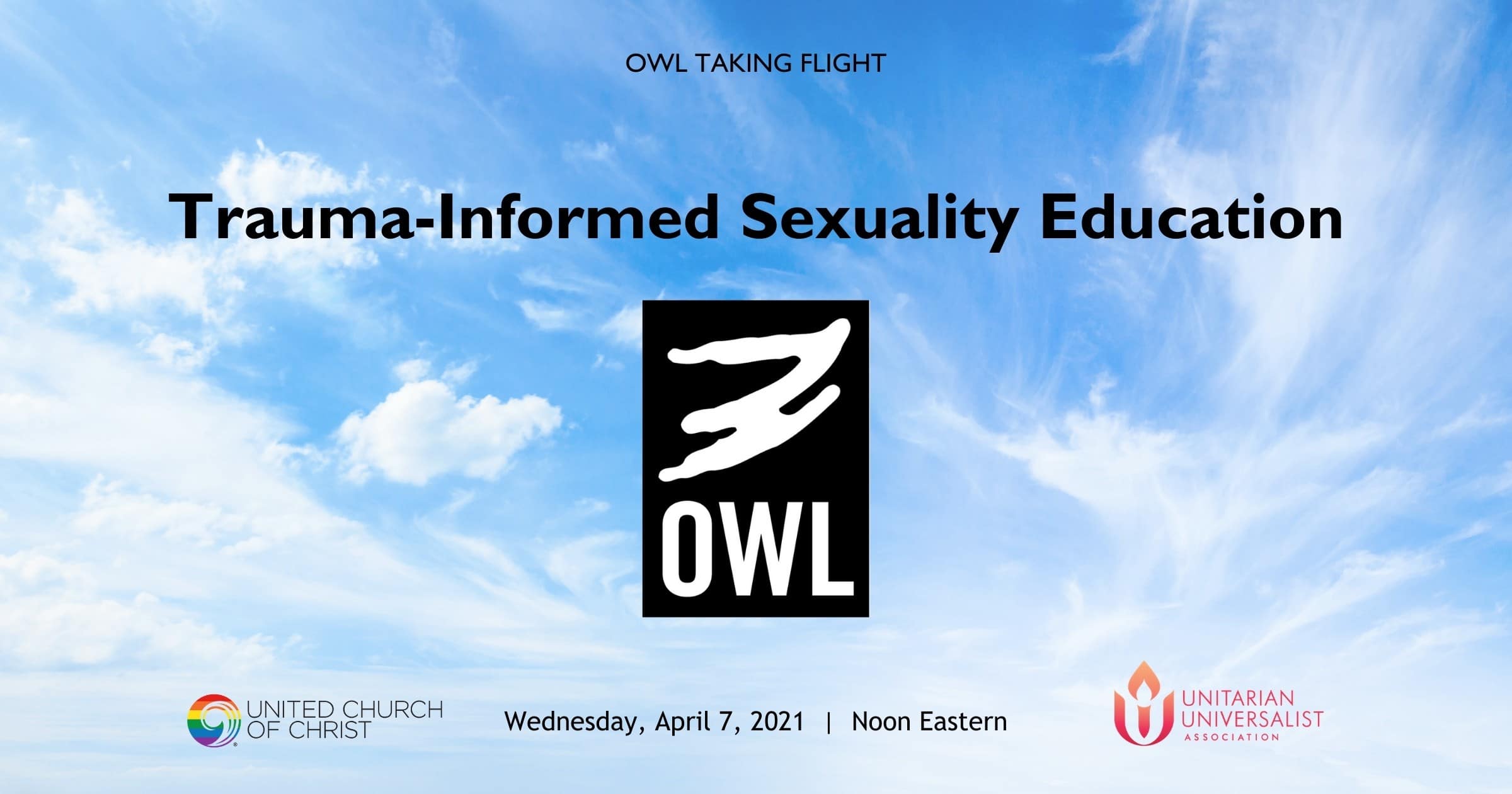 OWL Taking Flight April 2021 WordPress