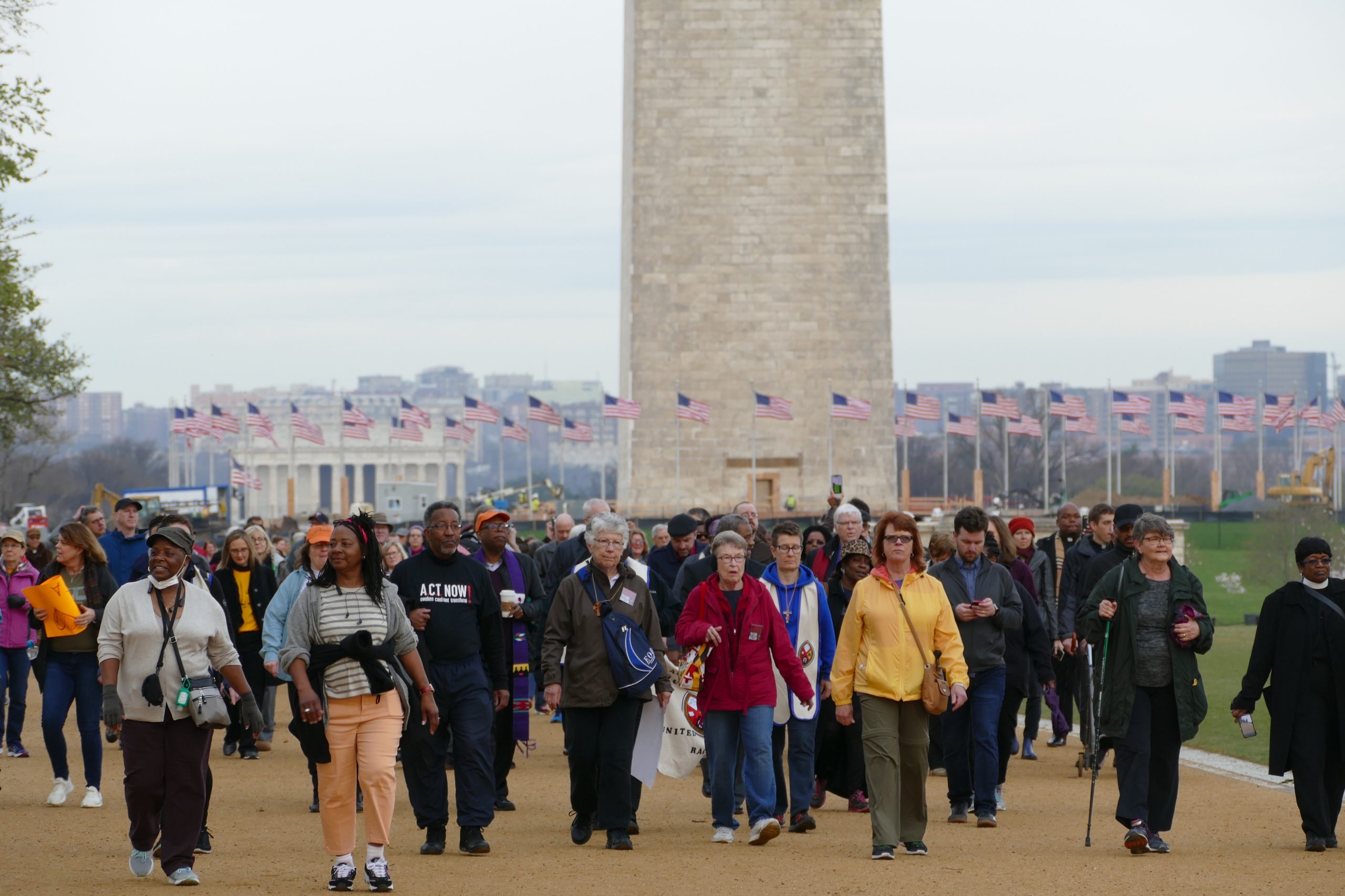 Silent march at the Rally to End Racism