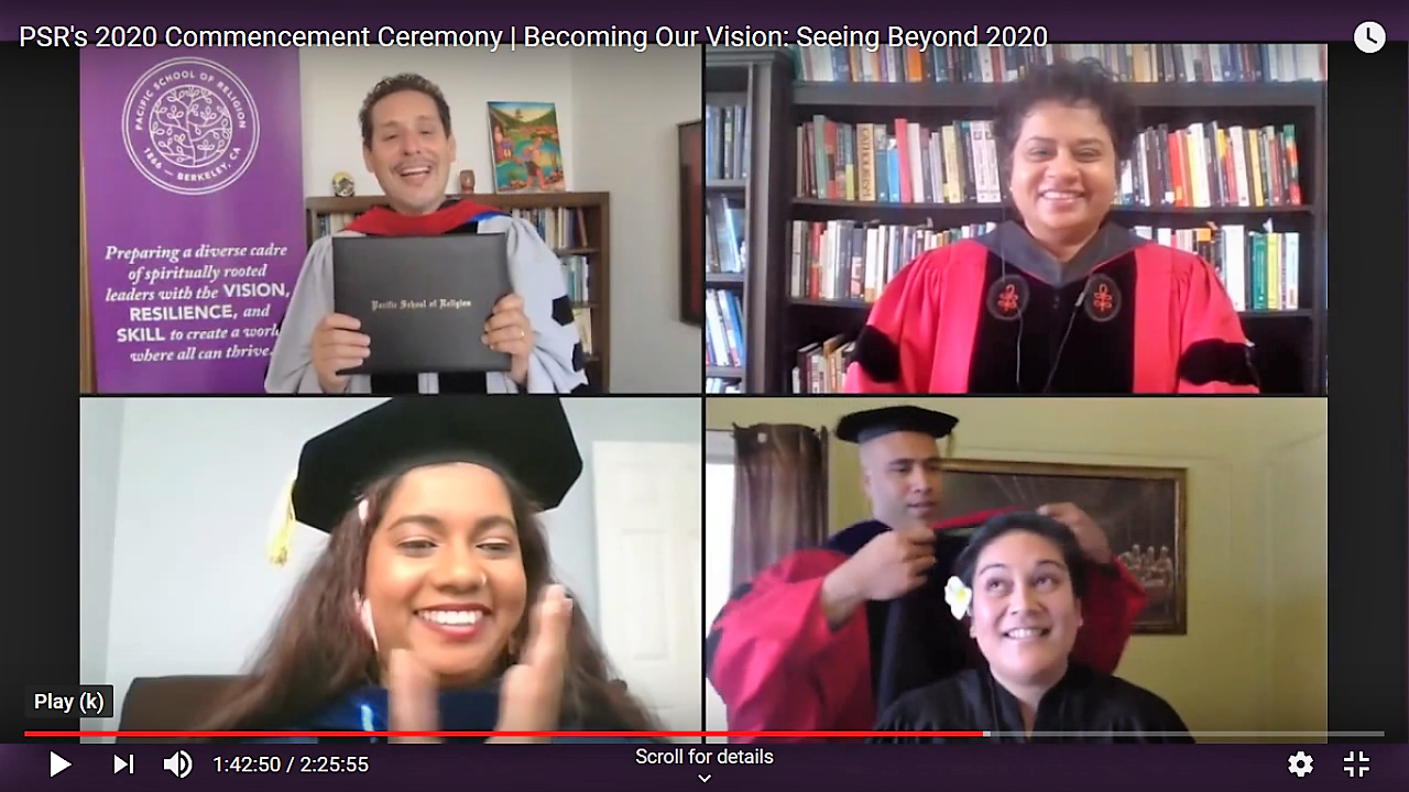 PSR commencement screensot 5/2/20