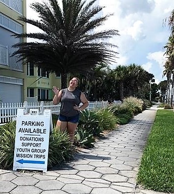 Youth at Pass-A-Grille Beach Community Church parking lot, 2019