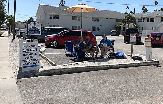 Pass-A-Grille Beach UCC parking lot