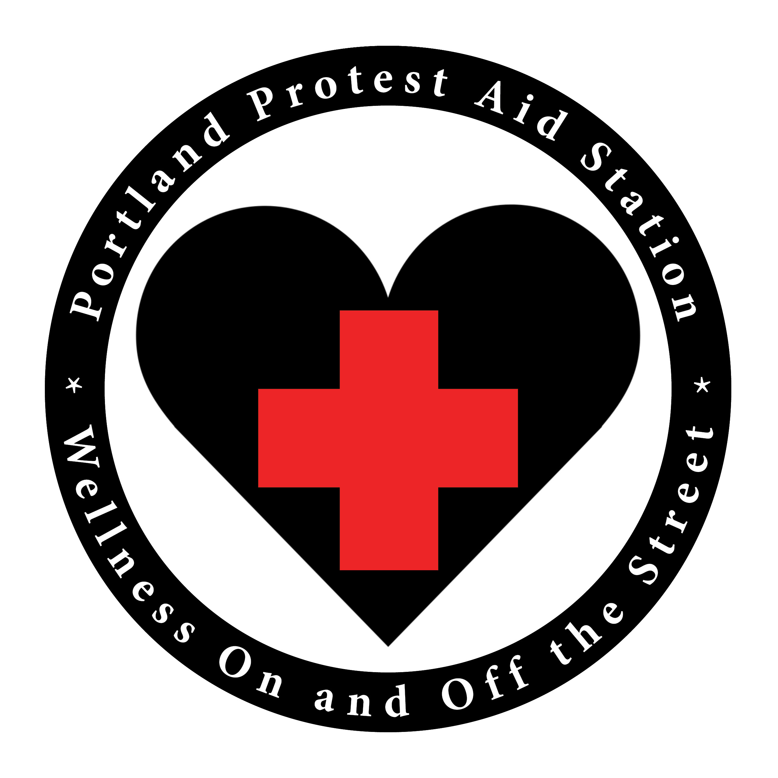 Portland Protest Aid Station logo summer 2020