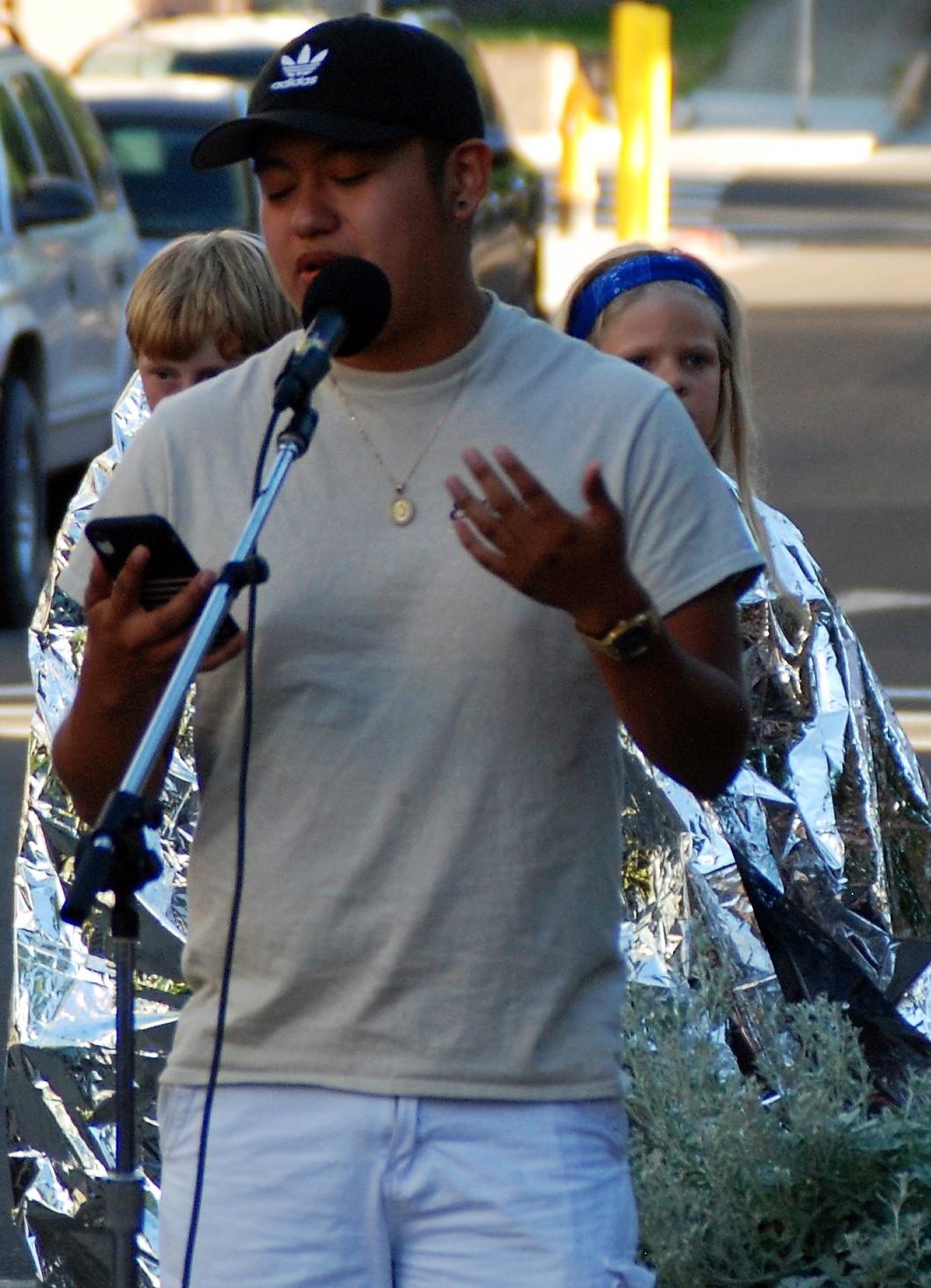 Pullman,, Wash., Lights for Liberty vigil, 7/12/19