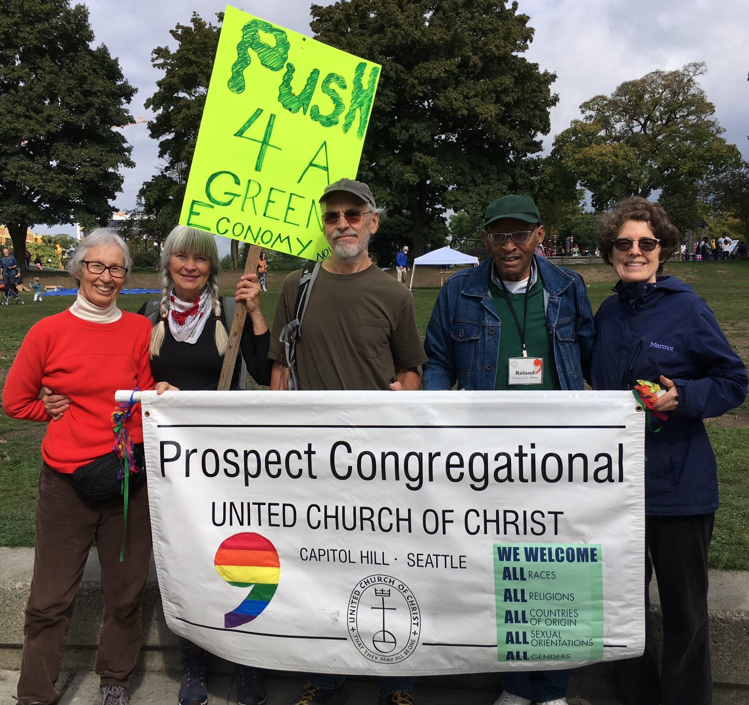 Prospect UCC, Seattle Climate Strike, 9/20/19