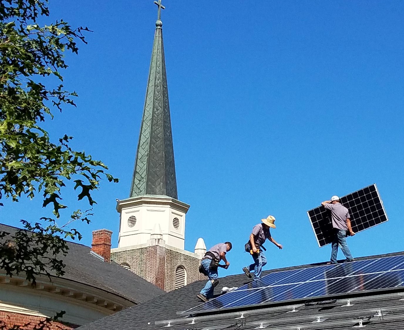 Walla Walla solar panel installation 2019