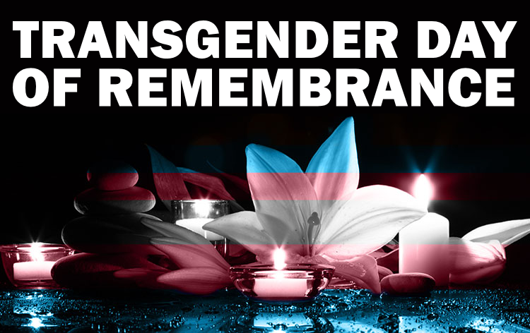 Transgender Day of Remembrance candle image