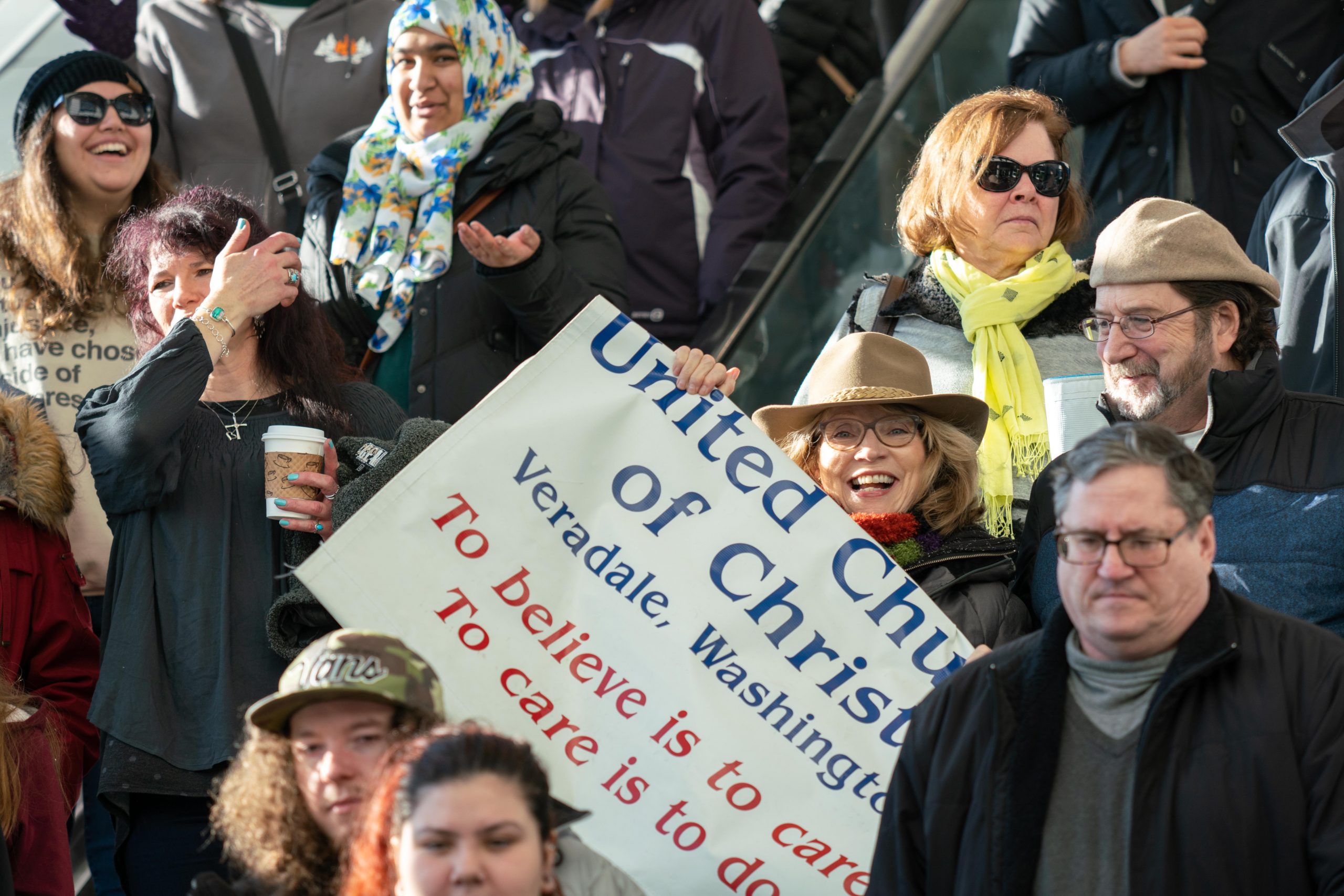 Veradale UCC members at 2019 Spokane MLK Day parade