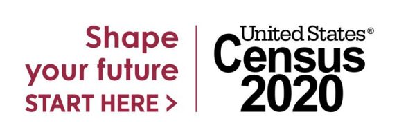 Census 2020 logo with tagline