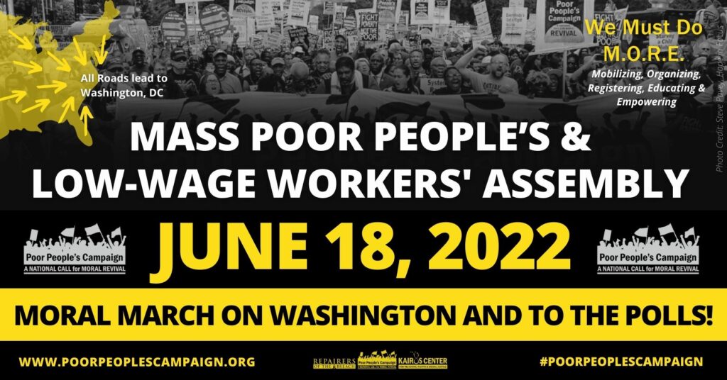 Washington; D.C.; Poor People's Campaign; Solidarity Day; June 19