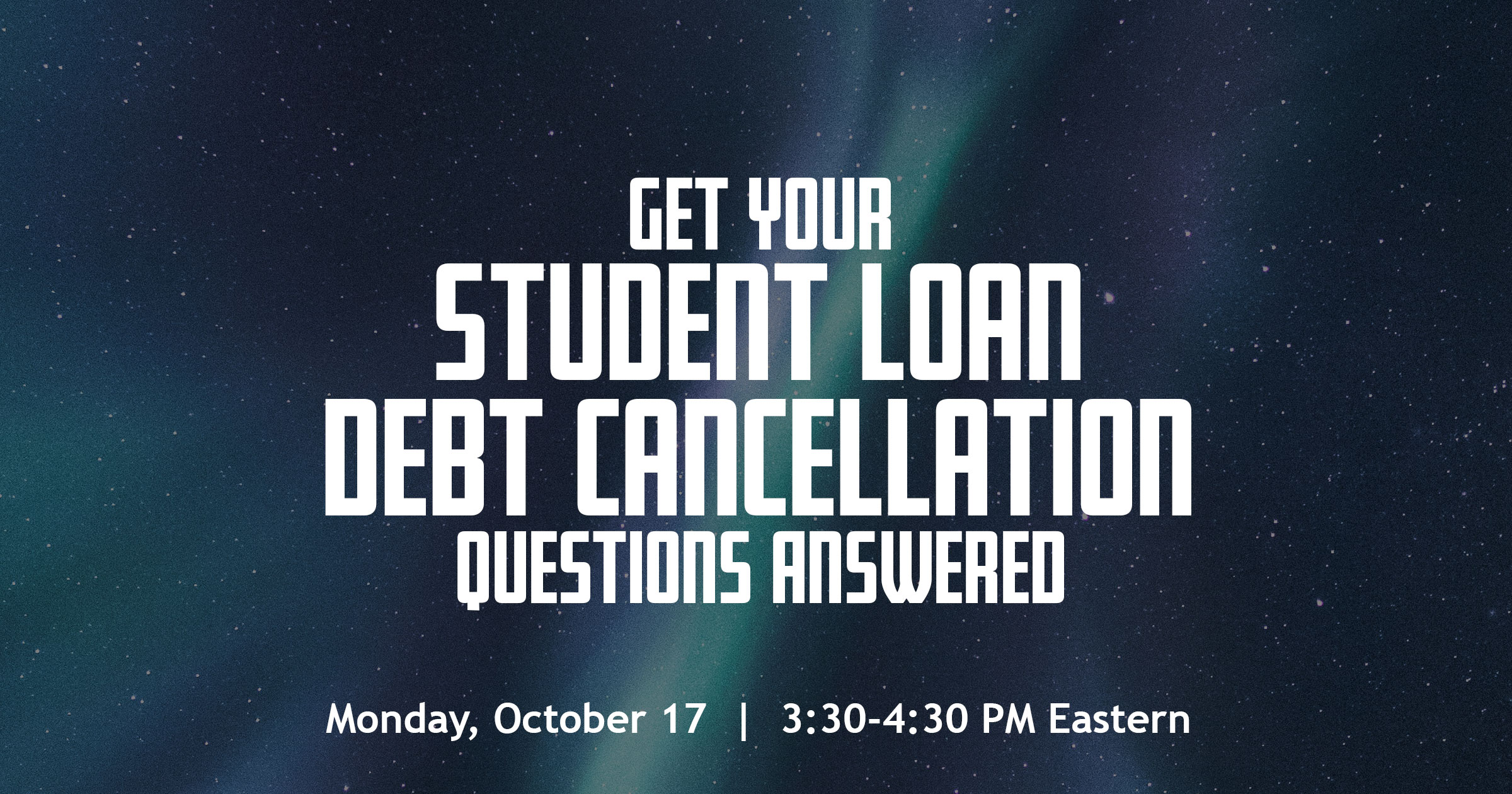 GetYourStudentLoanDebtCancellationQuestionsAnswered