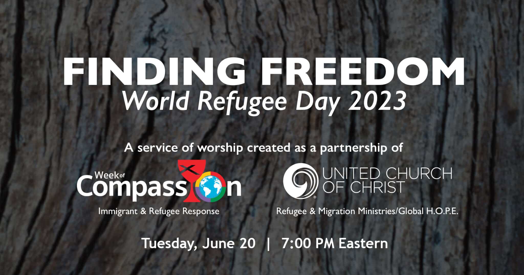 World Refugee Day 2023 Worship Service - United Church of Christ