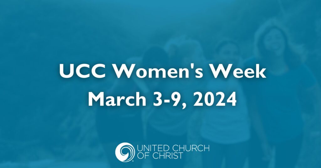 Join in UCC Women’s Week through daily meditation, new liturgy and global advocacy