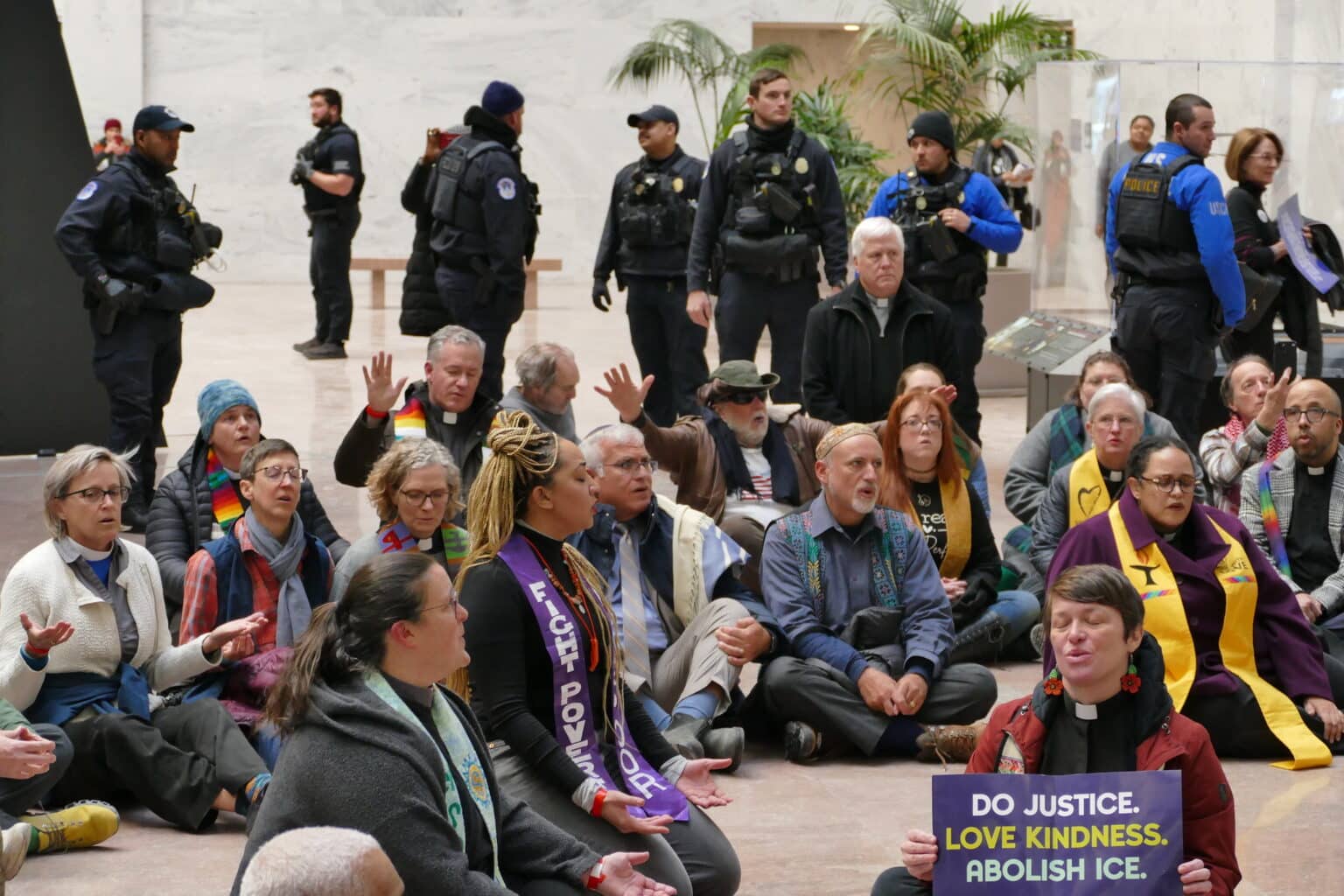 UCC clergy members among those arrested at "Pray with Your Feet Day of ...