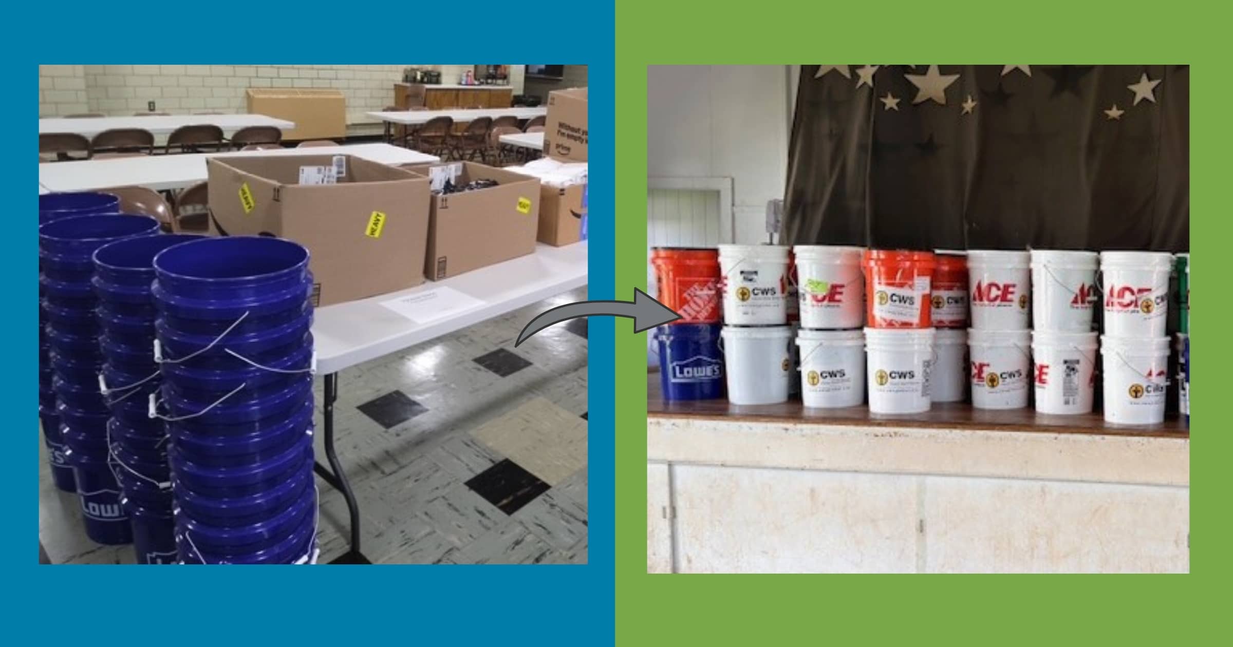 The life cycle of CWS clean-up buckets: Congregations support flood response from Hawaii to Ohio - United Church of Christ