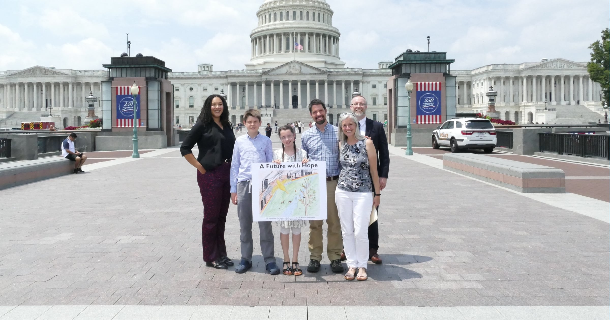 Youth Climate Hope artist asks representatives to ‘protect our future,’ consider environmental justice around data centers - United Church of Christ